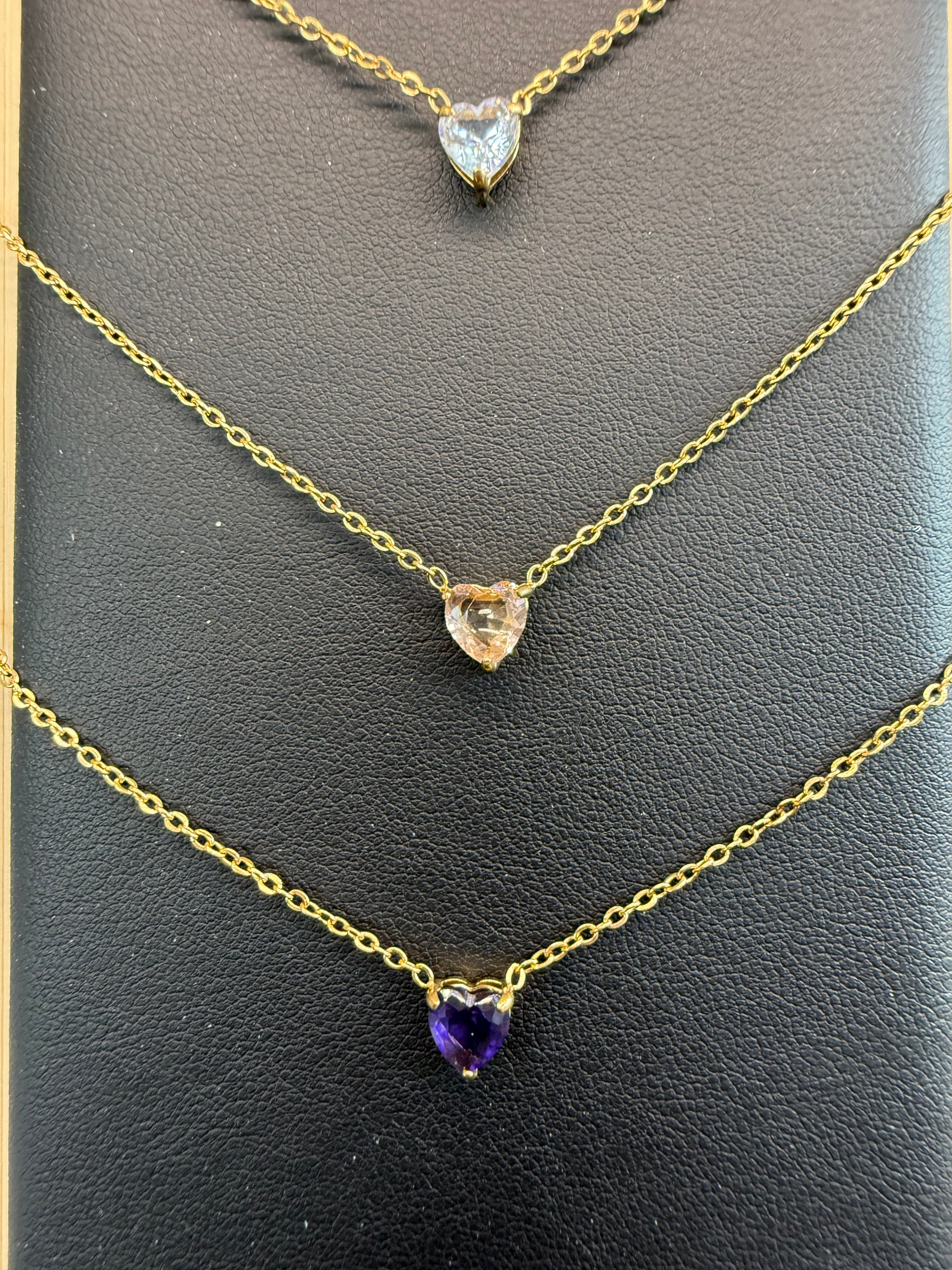 Collier avec pendentif coeur