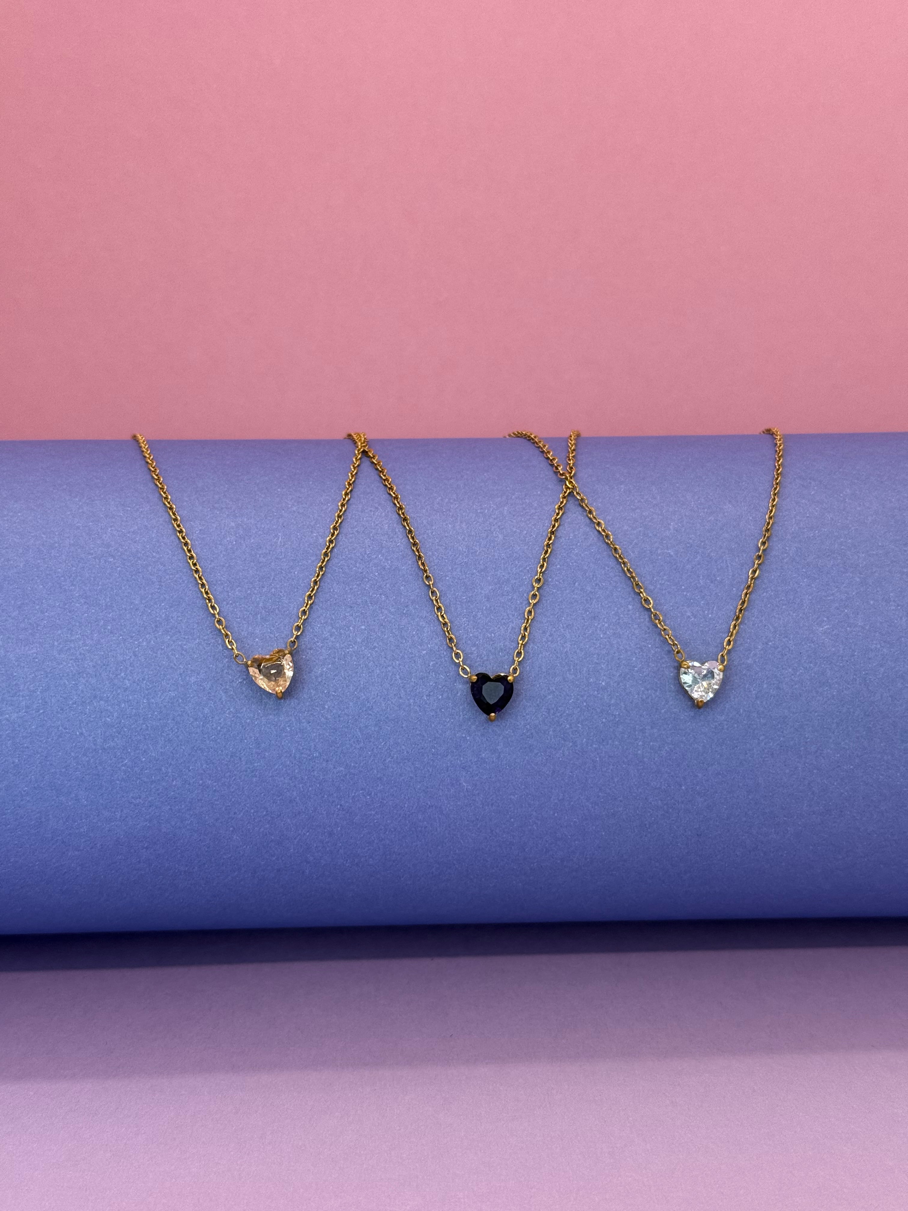 Collier avec pendentif coeur