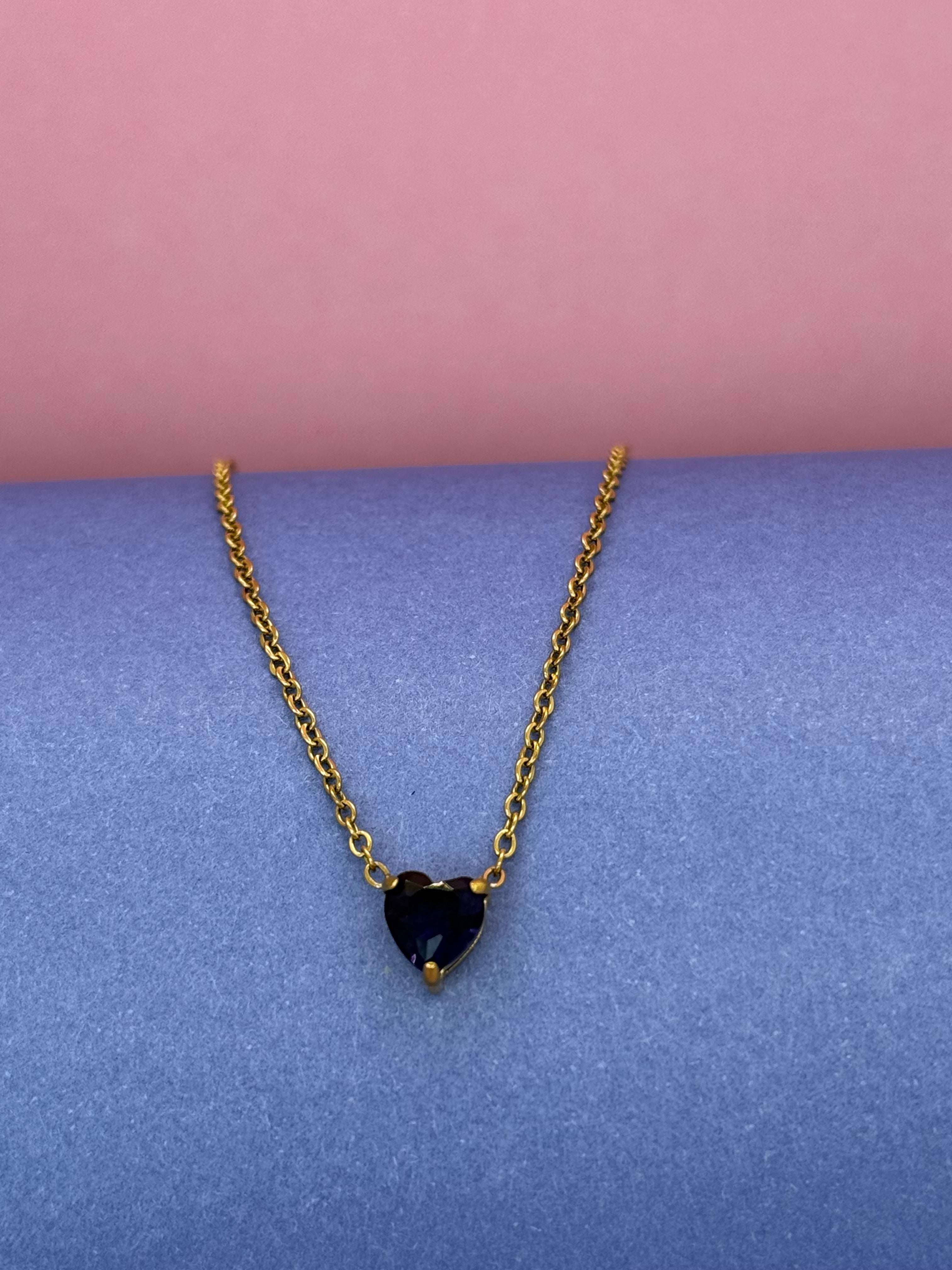 Collier avec pendentif coeur