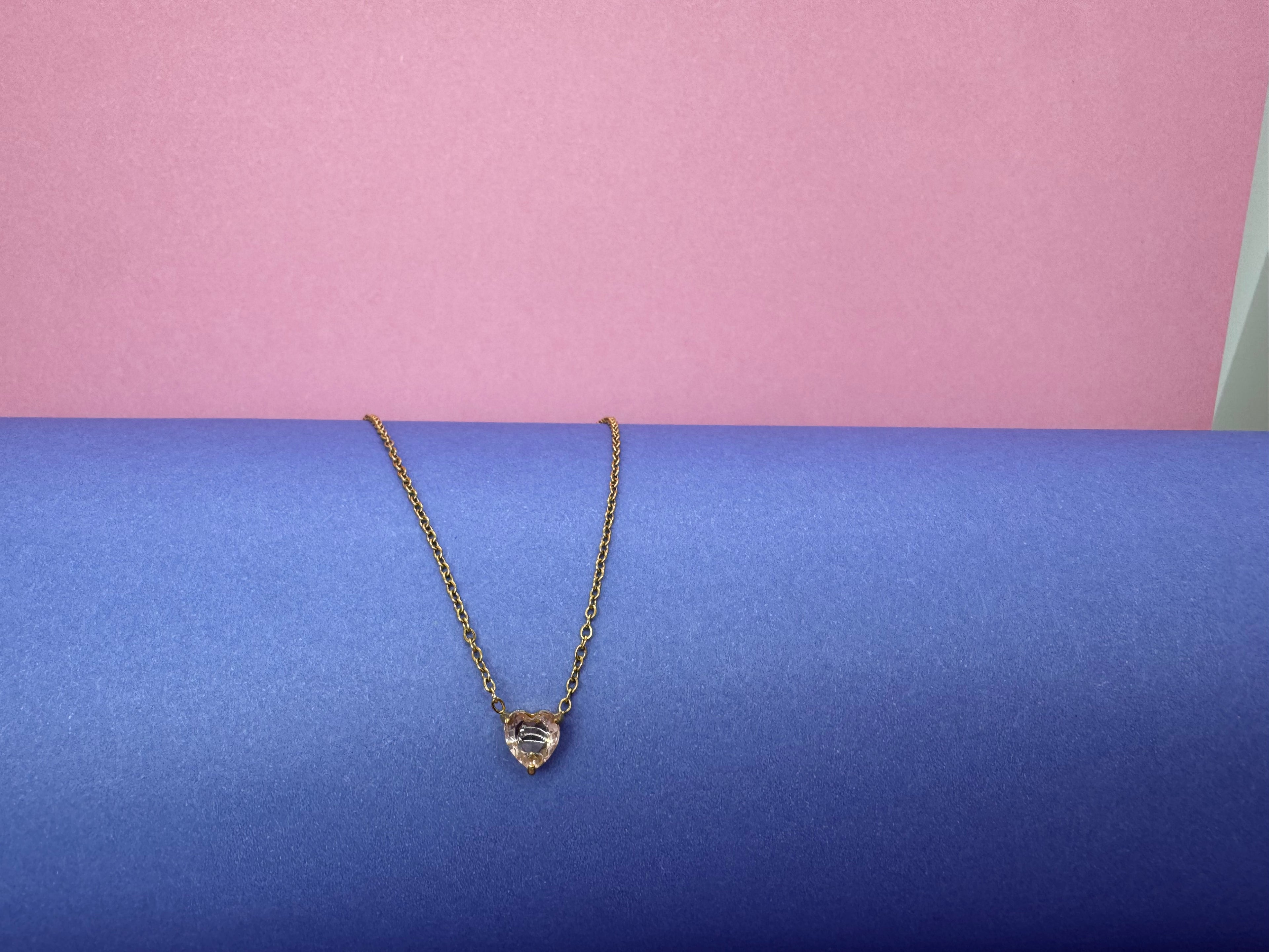 Collier avec pendentif coeur