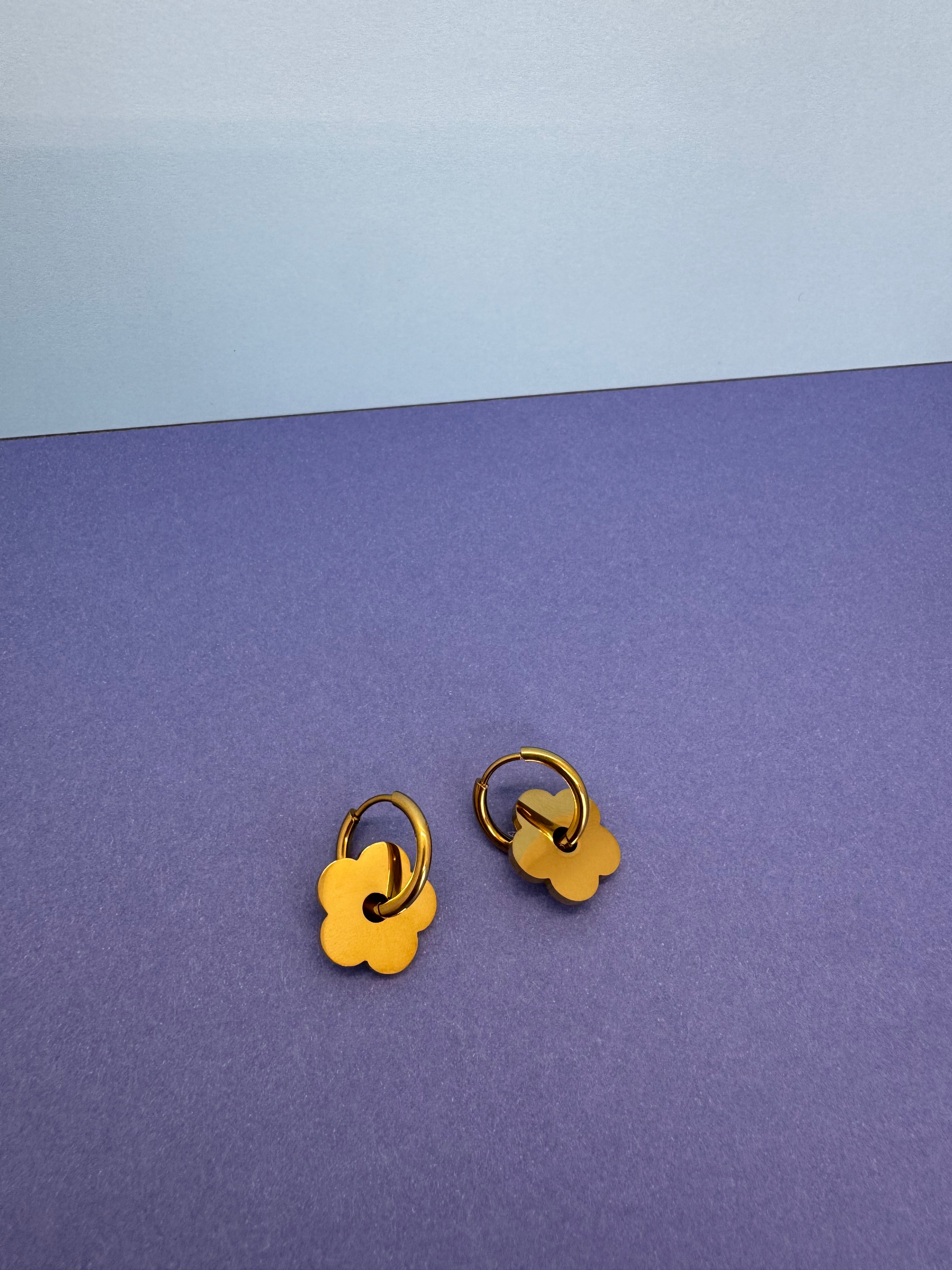 Boucles d’oreilles fleurs